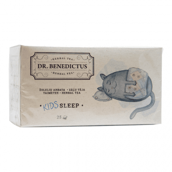 DR.BENEDICTUS KIDS SLEEP zāļu tēju maisījums bērniem, 25 paciņas