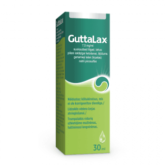 GUTTALAX 7,5 mg/ml pilieni, 30 ml