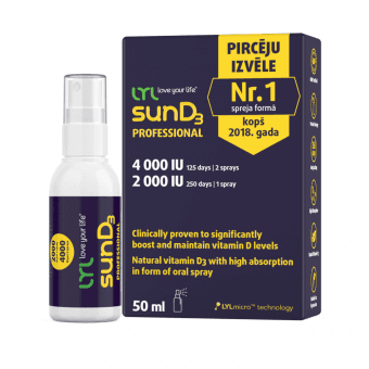 LYL sunD3 PROFESSIONAL 4 000 SV | 2 000 SV, sprejs, 50 ml