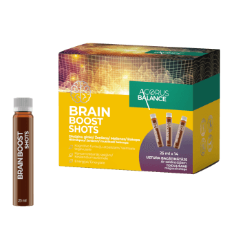 ACORUS BALANCE uztura bagātinātājs BRAIN BOOST SHOTS, 14 gab.