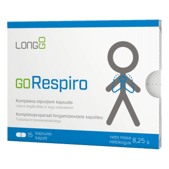 SILVANOLS kapsulas GORESPIRO, 15 gab.