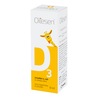 Oilesen VITAMĪNS D3 400SV, 10 ml šķīdums