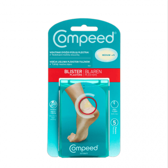 COMPEED vidēja lieluma plāksteri tulznām, 5 gab.
