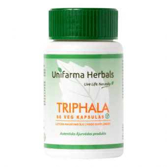UNIFARMA HERBALS kapsulas TRIPHALA, 60 gab.
