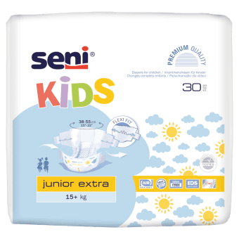 SENI KIDS autiņbiksītes JUNIOR EXTRA, 16-30 kg, 30 gab.