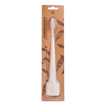 THE NATURAL FAMILY CO BIO zobu birste un statīvs IVORY DESERT, 1 gab.