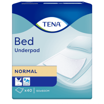TENA BED uzsūcošie paladziņi NORMAL, 60x60cm, 40 gab.