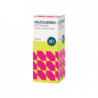 SALICILSKĀBES RFF 20 mg/ml šķīdums, 40 ml
