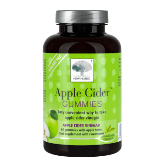 NEW NORDIC košļājamās pastilas APPLE CIDER GUMMIES, 60 gab.