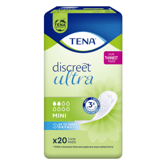TENA uroloģiskās paketes DISCREET MINI PAD, 20 gab.