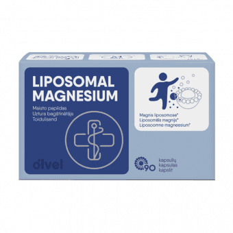 OLVEL uztura bagātinātājs LIPOSOMAL MAGNESIUM, 90 kapsulas