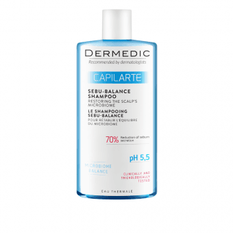 DERMEDIC CAPILARTE šampūns SEBU-BALANCE, 300 ml