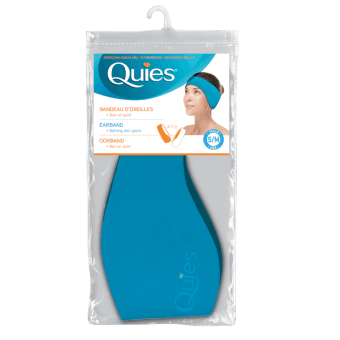 QUIES ausu siksniņa peldēšanai, sportam LIELA, 1 gab.