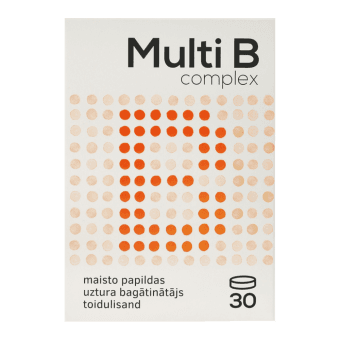 MULTI B COMPLEX tabletes, 30 gab.
