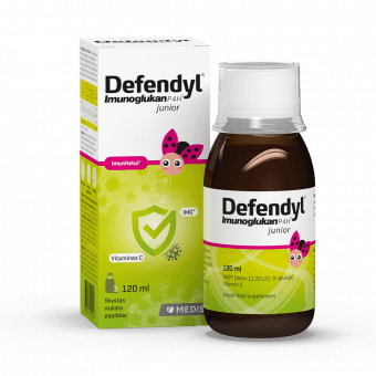 DEFENDYL šķidrums IMUNOGLUKAN PH4 JUNIOR, 120 ml