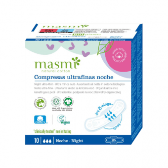 MASMI nakts paketes ar spārniņiem, 10 gab.