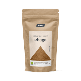 ICONFIT organiskās čagas pulveris, 100 g