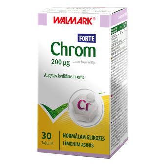 WALMARK CHROM 200 mсg FORTE, 30 tabletes