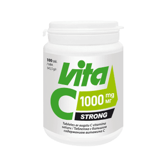VITA C Strong 1000mg, 100 tabletes