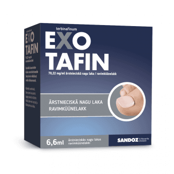 EXOTAFIN ārstnieciskā nagu laka, 6,6 ml