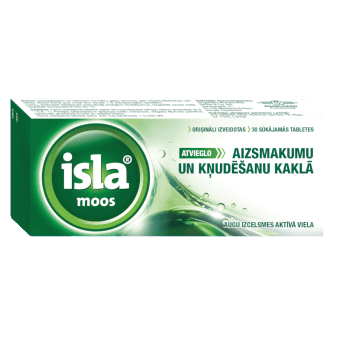 ISLA MOOS sūkājamās tabletes, 30 gab.