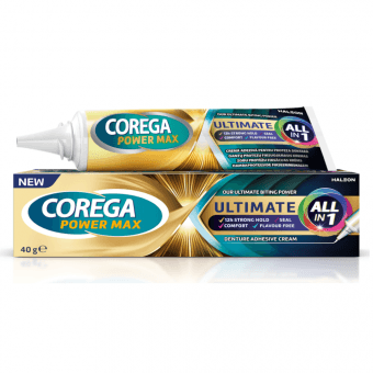 COREGA zobu protēžu fiksācijas krēms ULTIMATE ALL IN 1, 40 g