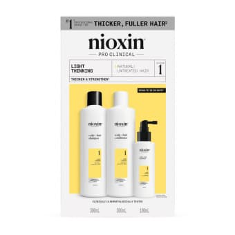 NIOXIN komplekts dabiskiem matiem SYSTEM 1, 300ml+300ml+, 300 ml
