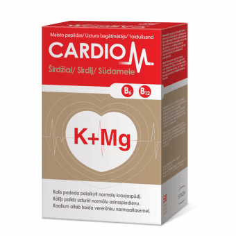 CARDIO M K+Mg kapsulas, 50 gab.