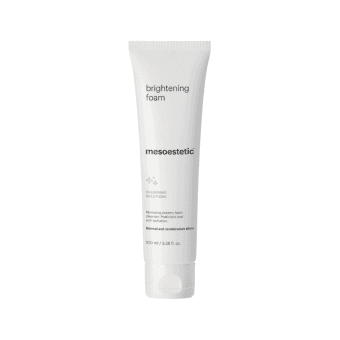 MESOESTETIC krēmveida attīrīšanas putas sejai BRIGHTENING FOAM, 100 ml