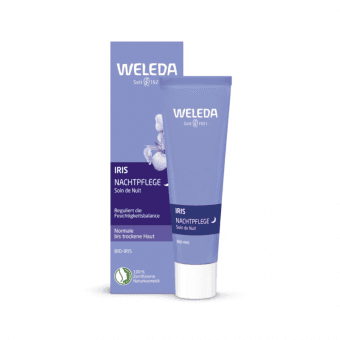WELEDA mitrinošs nakts krēms normālai un sausai sejas ādai IRIS, 30 ml