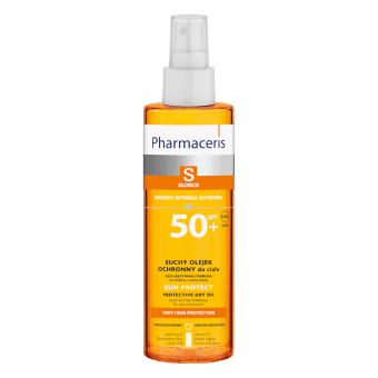 PHARMACERIS S aizsargājoša sausā eļļa, SPF 50+, 200 ml
