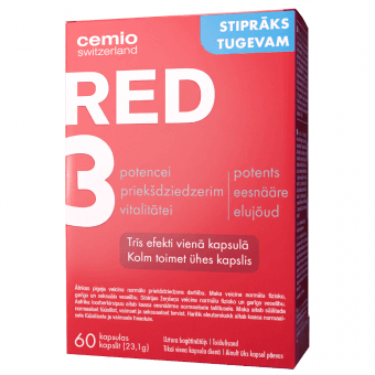 RED3 STIPRĀKS, 60 kapsulas
