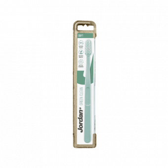 JORDAN zobu birste, mīksta GREEN CLEAN, 1 gab.
