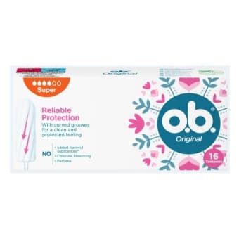 O.B. higiēniskie tamponi SUPER, 16 gab.