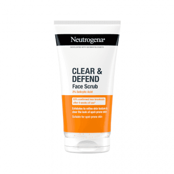 NEUTROGENA skrubis sejas ādai CLEAR&DEFEND, 150 ml
