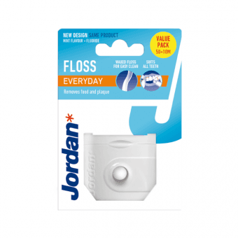 JORDAN zobu diegs EVERYDAY FLOSS, 50 m + 10m, 1 gab.