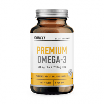 ICONFIT Premium Omega-3 Taukskābes, 90 kapsulas