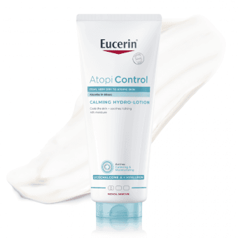 Eucerin nomierinošs un mitrinošs losjons ķermenim un sejai ATOPICONTROL, 400 ml