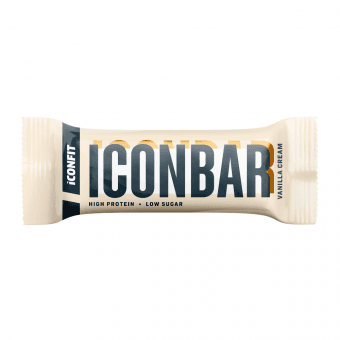 ICONFIT proteīna batoniņš vaniļas krēma ICONBAR, 45 g