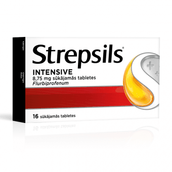 STREPSILS Intensive 8,75 mg sūkājamās tabletes, N16