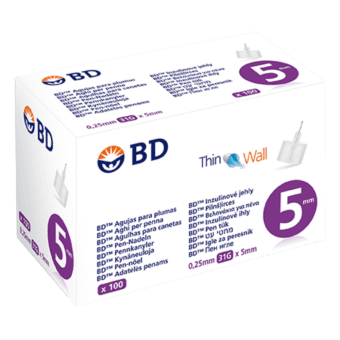 BD PEN insulīna adatas 5mm x 31G, 100 gab.