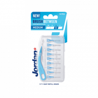 JORDAN zobstarpu birstītes BRUSH BETWEEN, M, 0,6mm, 10 gab.