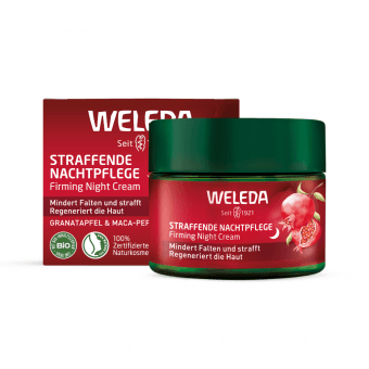 WELEDA nostiprinošs nakts krēms POMEGRANATE & MACA ROOT, 40 ml