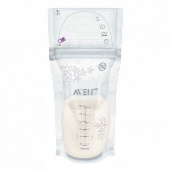 PHILIPS AVENT krūts piena uzglabāšanas maisiņi, 180 ml, 25 gab.