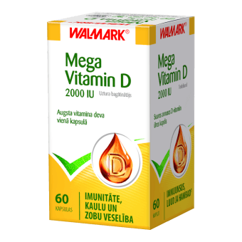 WALMARK MEGA VITAMIN D, 60 kapsulas