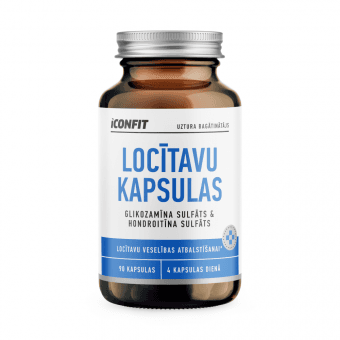 ICONFIT locītavu kapsulas (Glikozamīns un hondroitīns), 90 kapsulas