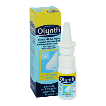 OLYNTH HA 0,5 mg/ml deguna aerosols, 10 ml