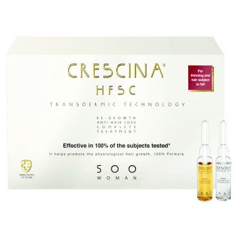 CRESCINA TRANSDERMIC ampulas pret matu izkrišanu 500, sievietēm, 40 ampulas