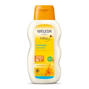 WELEDA BABY kliņģerīšu krēmveida vannas pieniņš CALENDULA, 200 ml