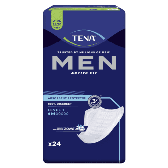 TENA uroloģiskie ieliktņi MEN LEVEL 1, 24 gab.